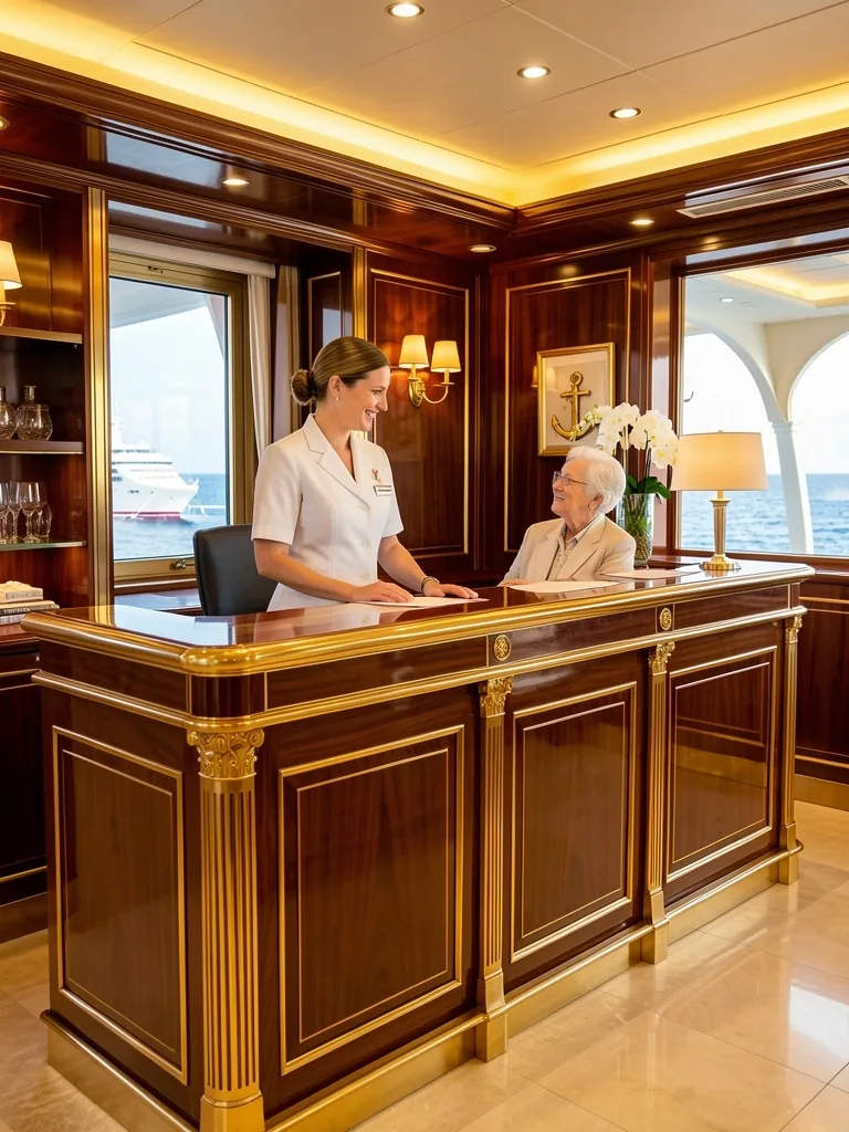 Kişisel concierge hizmet masası